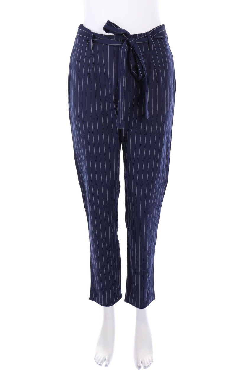 ZAFUL - Pleated Pants with Stripes - M