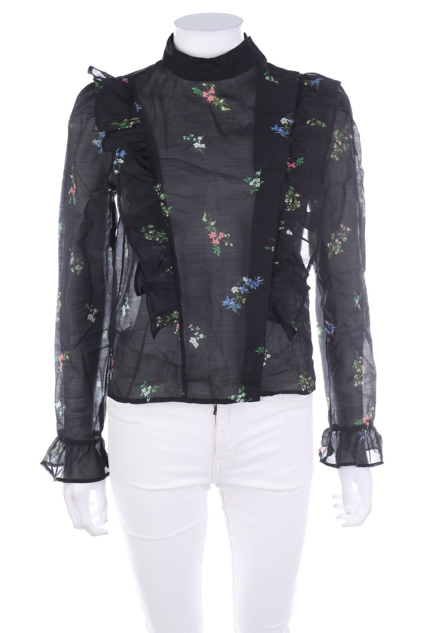 H&M - Bluse mit Blumen-Print - D 36