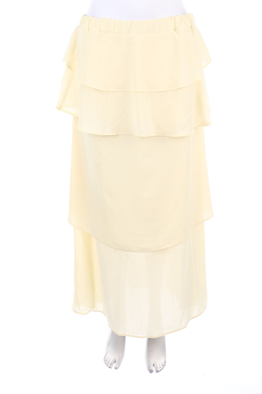 CHRISTIES - Volants-Midi Skirt - XL