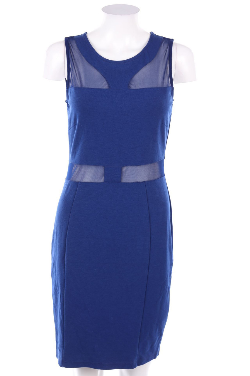RAINBOW - Sheath Dress with Mesh Insert - D 36-38