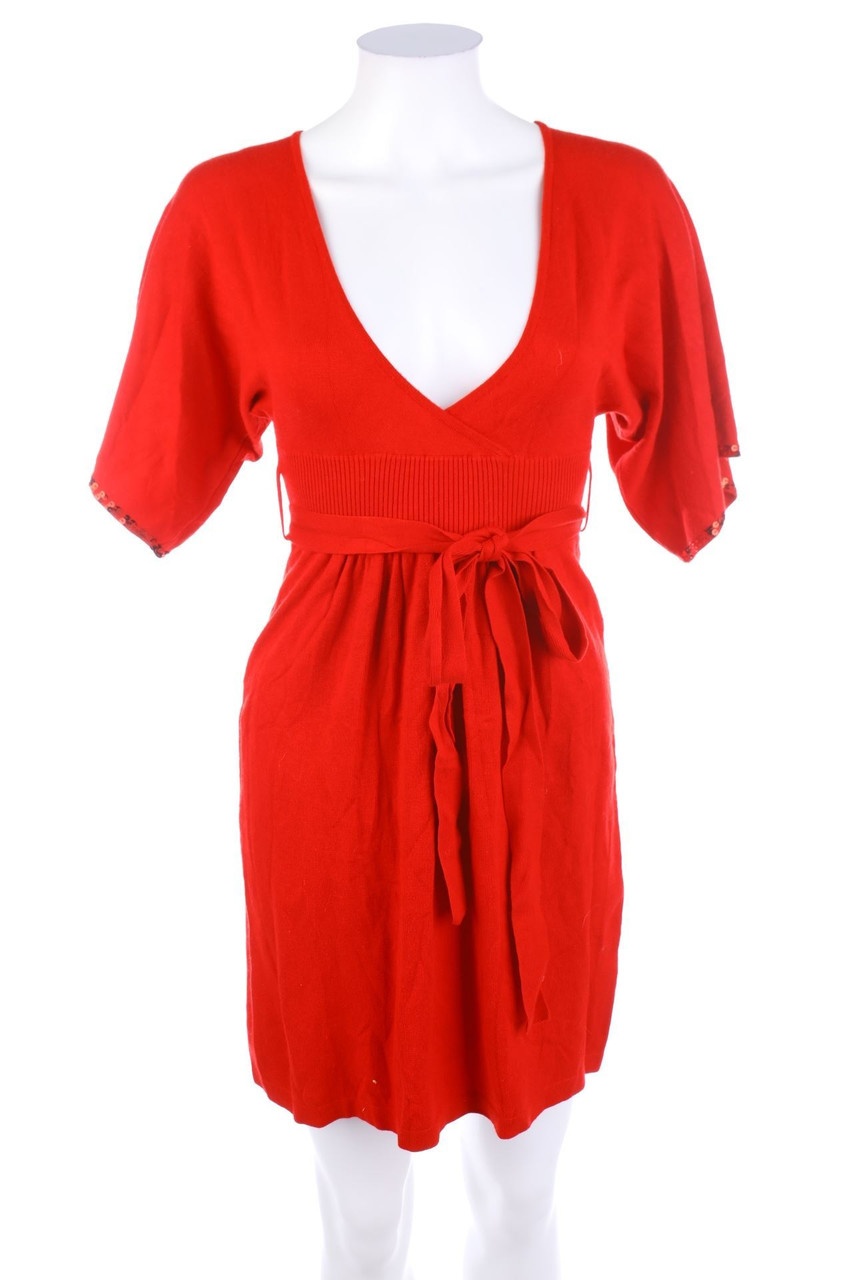 Ohne Label - Strickkleid mit Pailletten - M