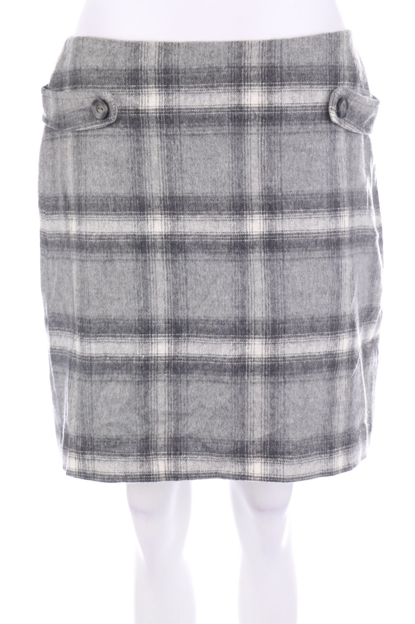 OPUS - Tartan Mini-Skirt, Wool-Blend - D 38