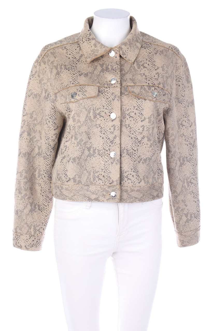 PULL&BEAR - Jacke mit Animal-Print - S