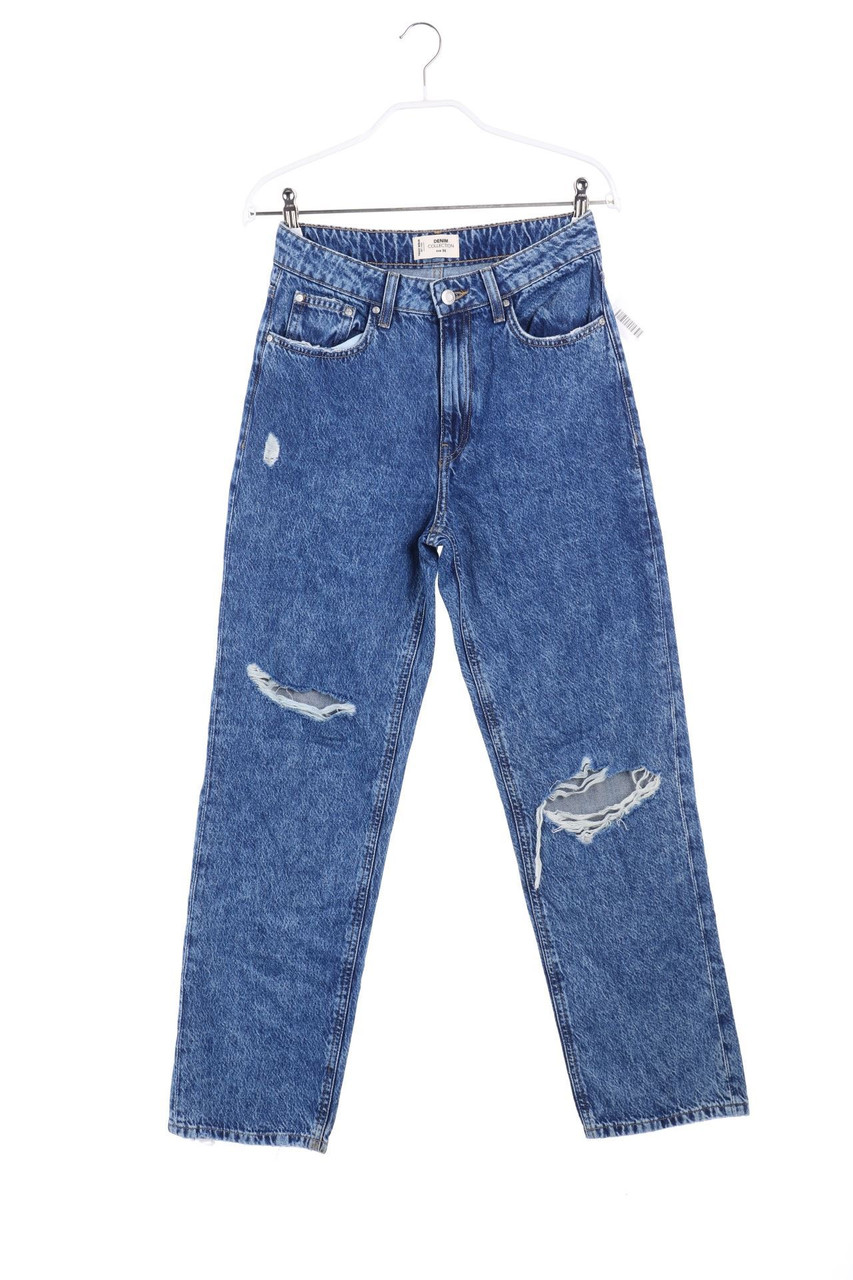 TALLY WEiJL - Straight Cut Destroyed Jeans - D 36