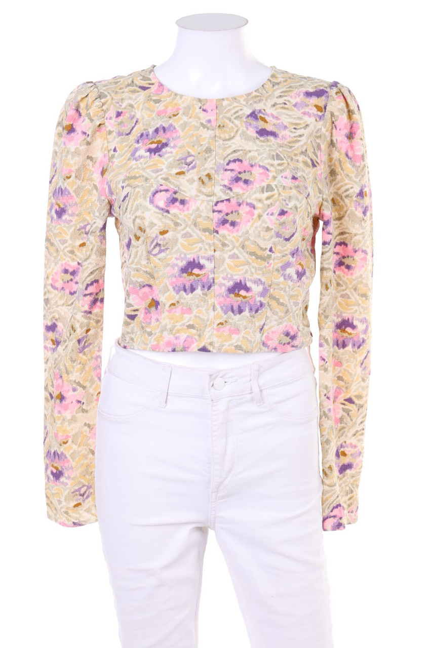 H&M - Bluse mit floralem Muster - S