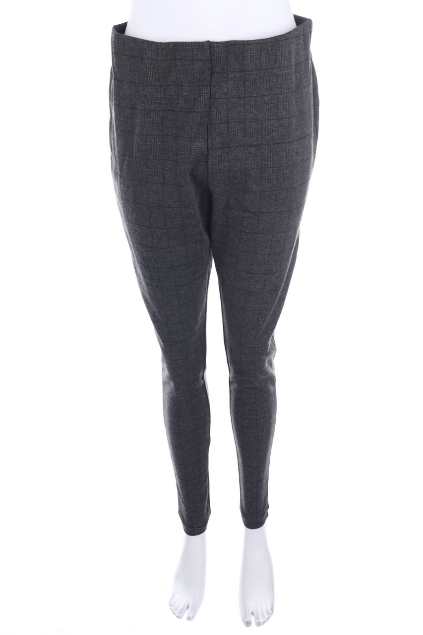 Ohne Label - Treggings mit Karo-Muster - D 42-44