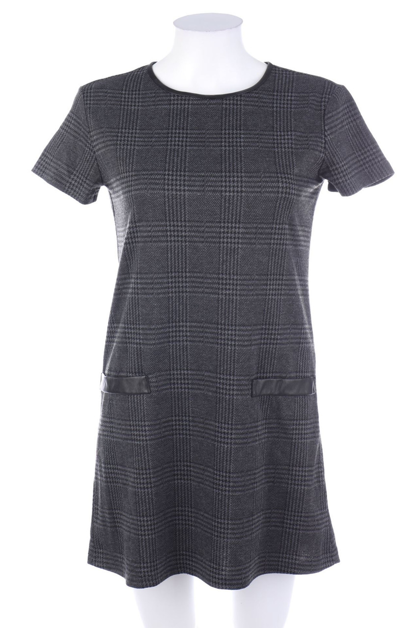 Stradivarius - dress, Checked - S
