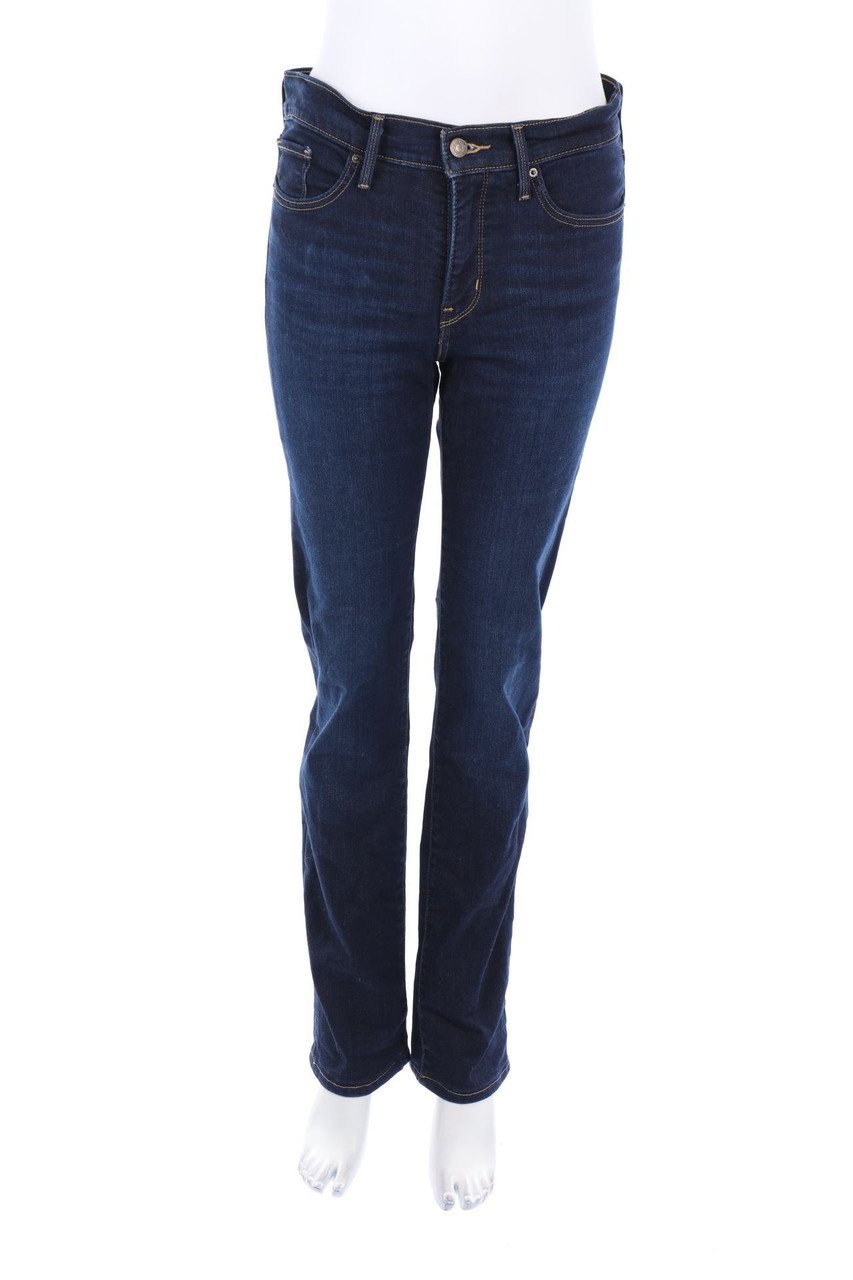 LEVI´S - Used Look Straight Cut Jeans mit Logo-Patch - W29