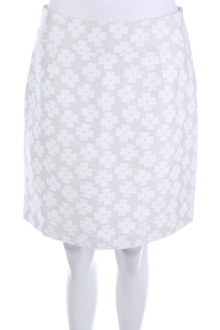 No Label - Skirt with Flower Print - D 38