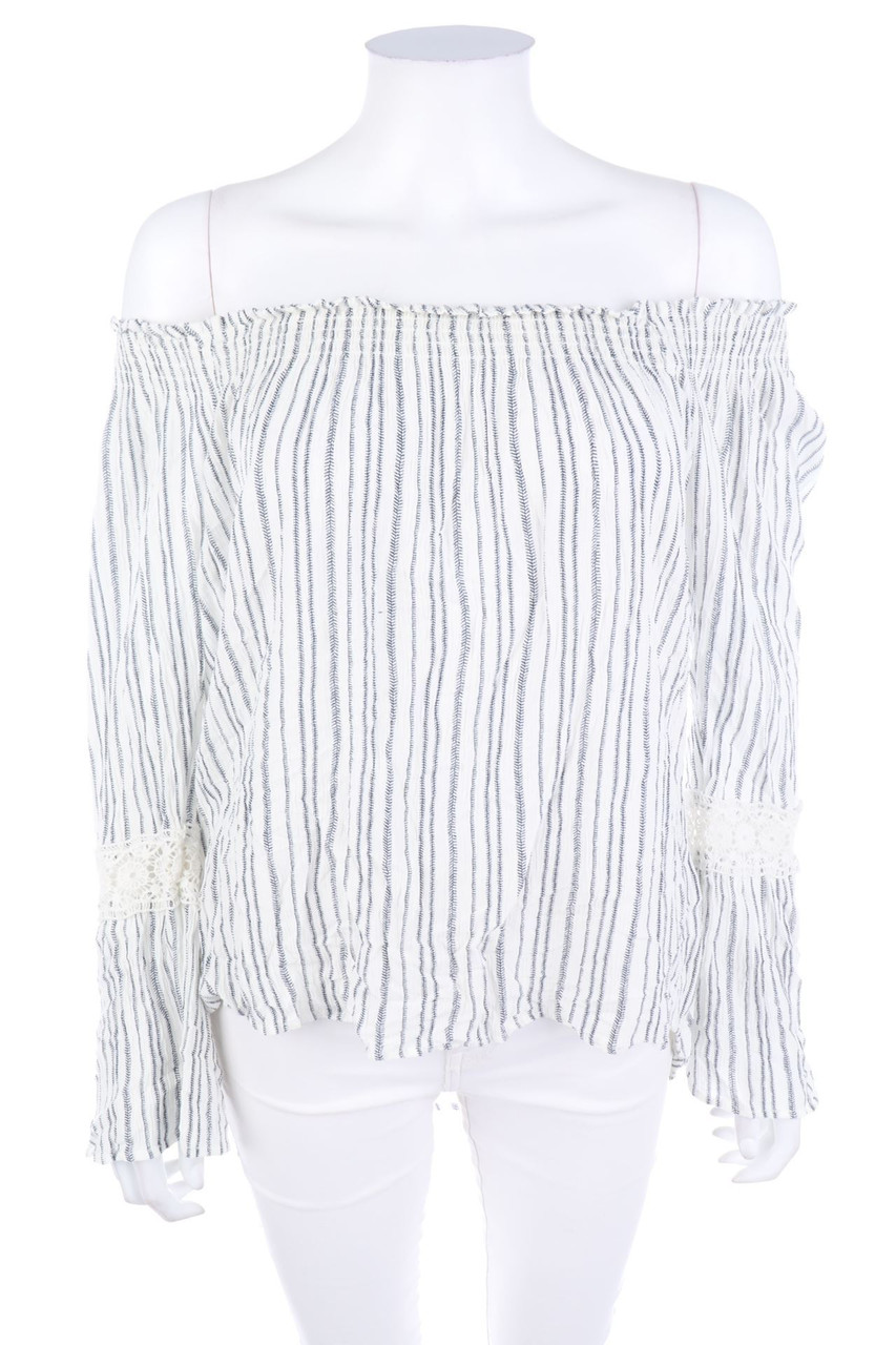 Yessica by C&A - Carmen-Bluse mit Spitze - D 40