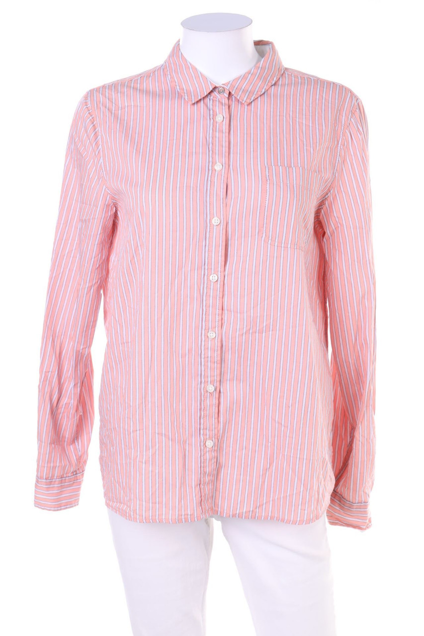 Yessica by C&A - Hemd-Bluse mit Krempel-Ärmeln - D 38