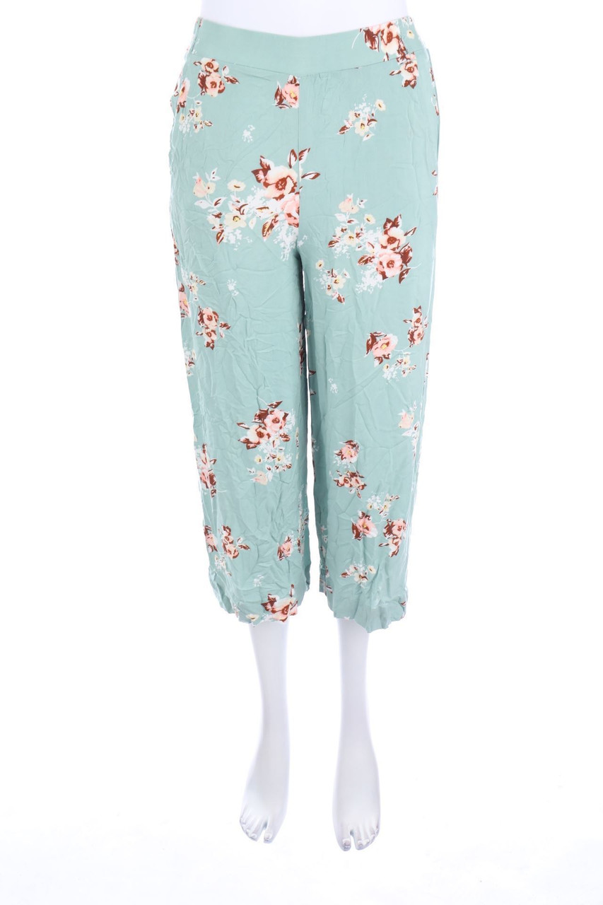 Chicorée - Pants with Flower Print - S