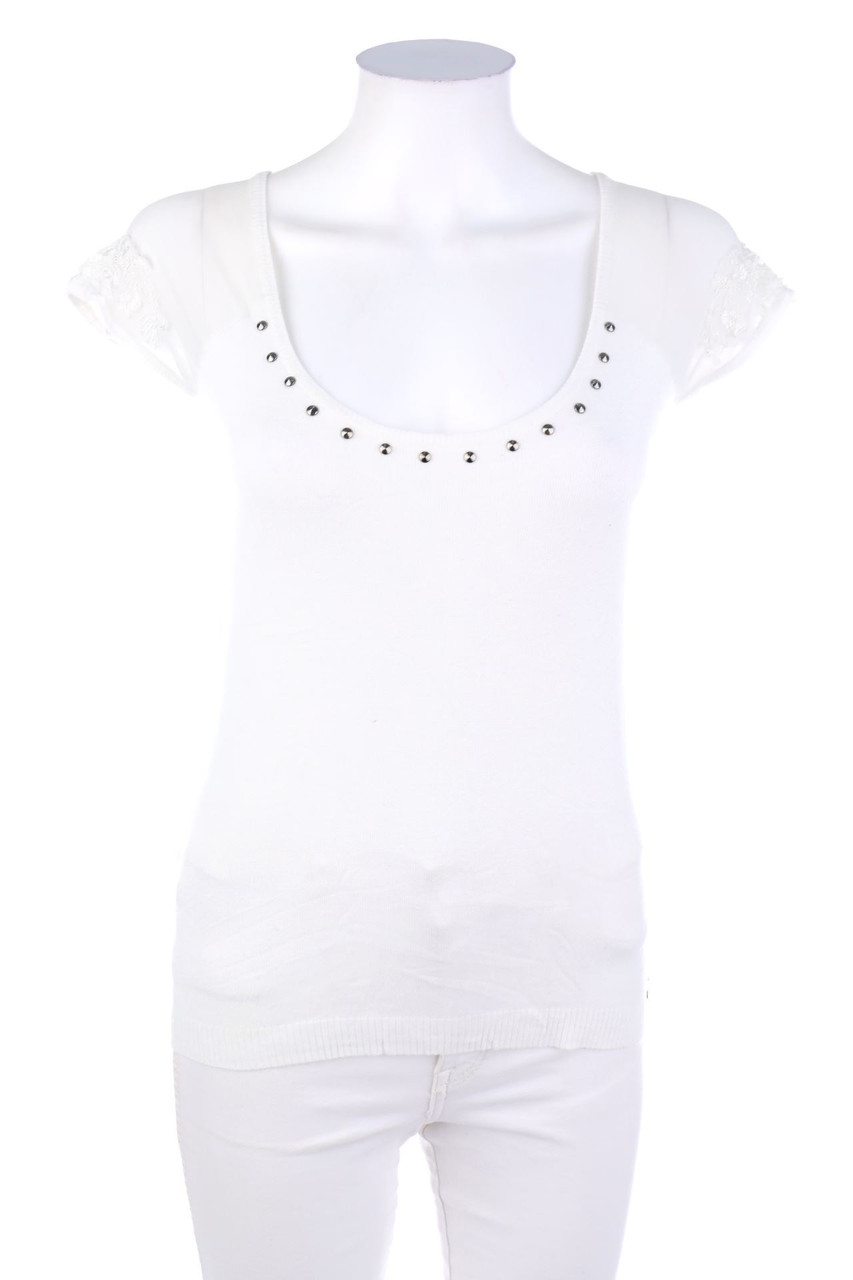 GUESS - Shortsleeve Pullover with Mesh Insert - S