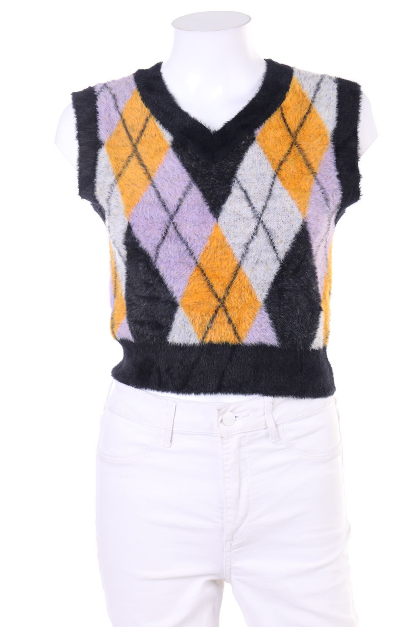 GLAMOROUS - Pullunder mit Argyle-Muster - D 36