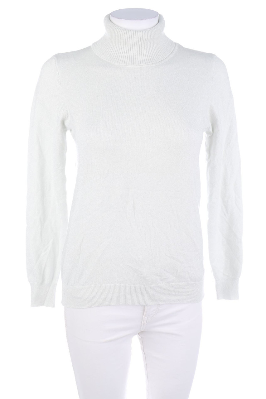 Ohne Label - Strick-Pullover mit Glitzer - D 34