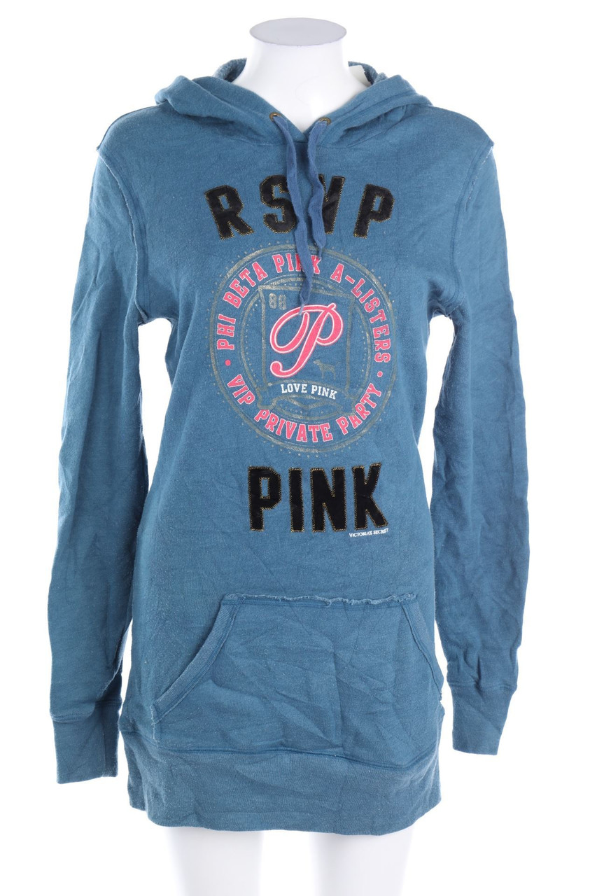 PINK VICTORIA´S SECRET - Sweat-Kleid mit Kapuze - XS