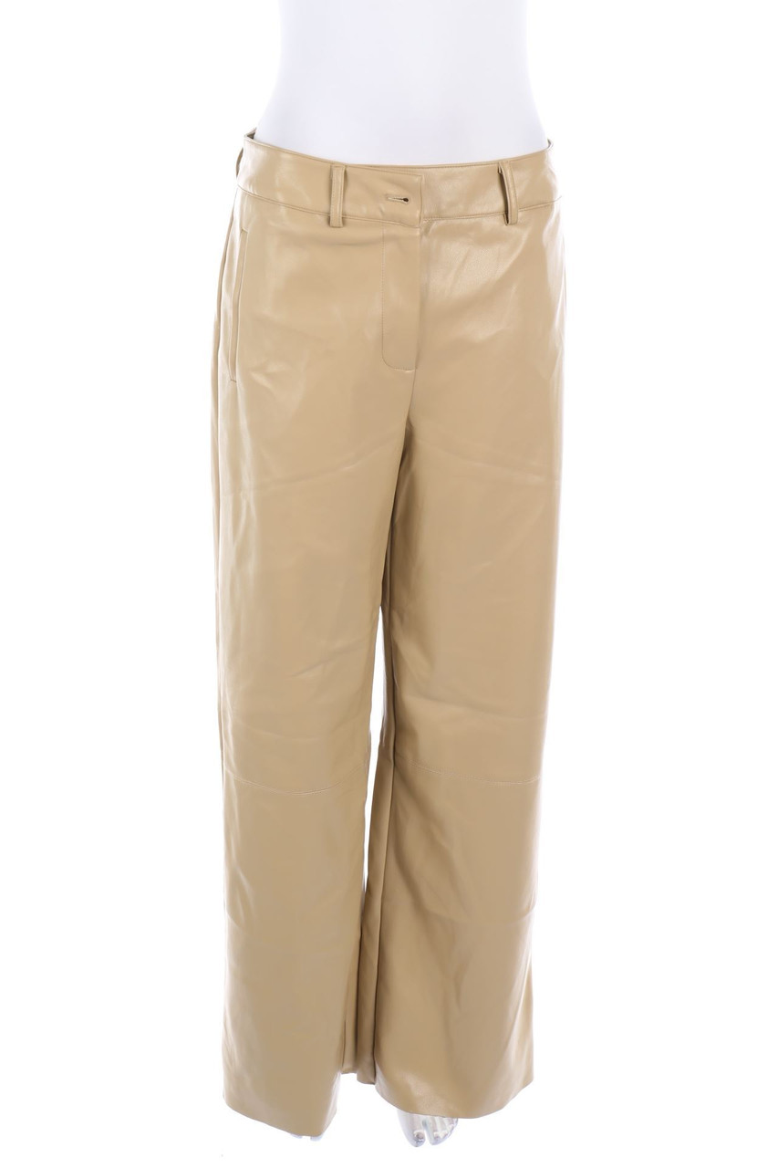 SECONDHAND - Kunstleder-Hose - L
