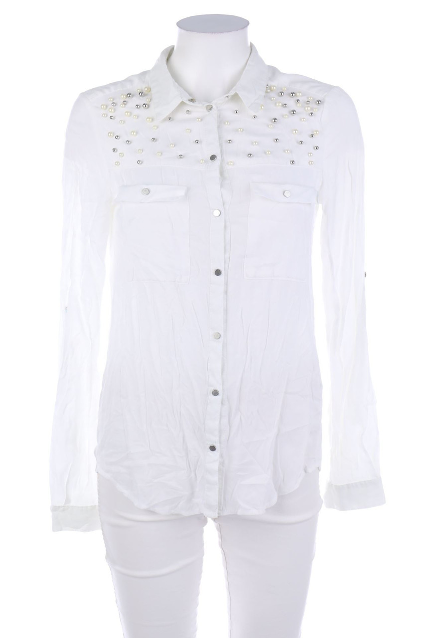 Bershka - Blouse with Pearls - M