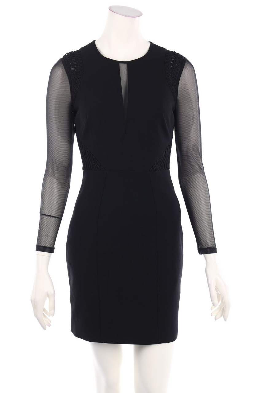 KAREN MILLEN - Cocktail Dress with Mesh Insert - D 34