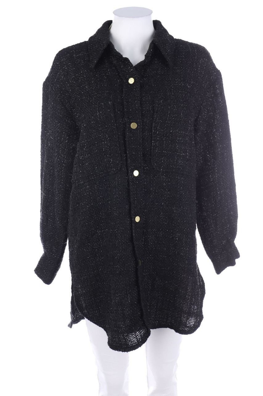 RESERVED - Oversize-Glitter-Shacket Jacket - D 36