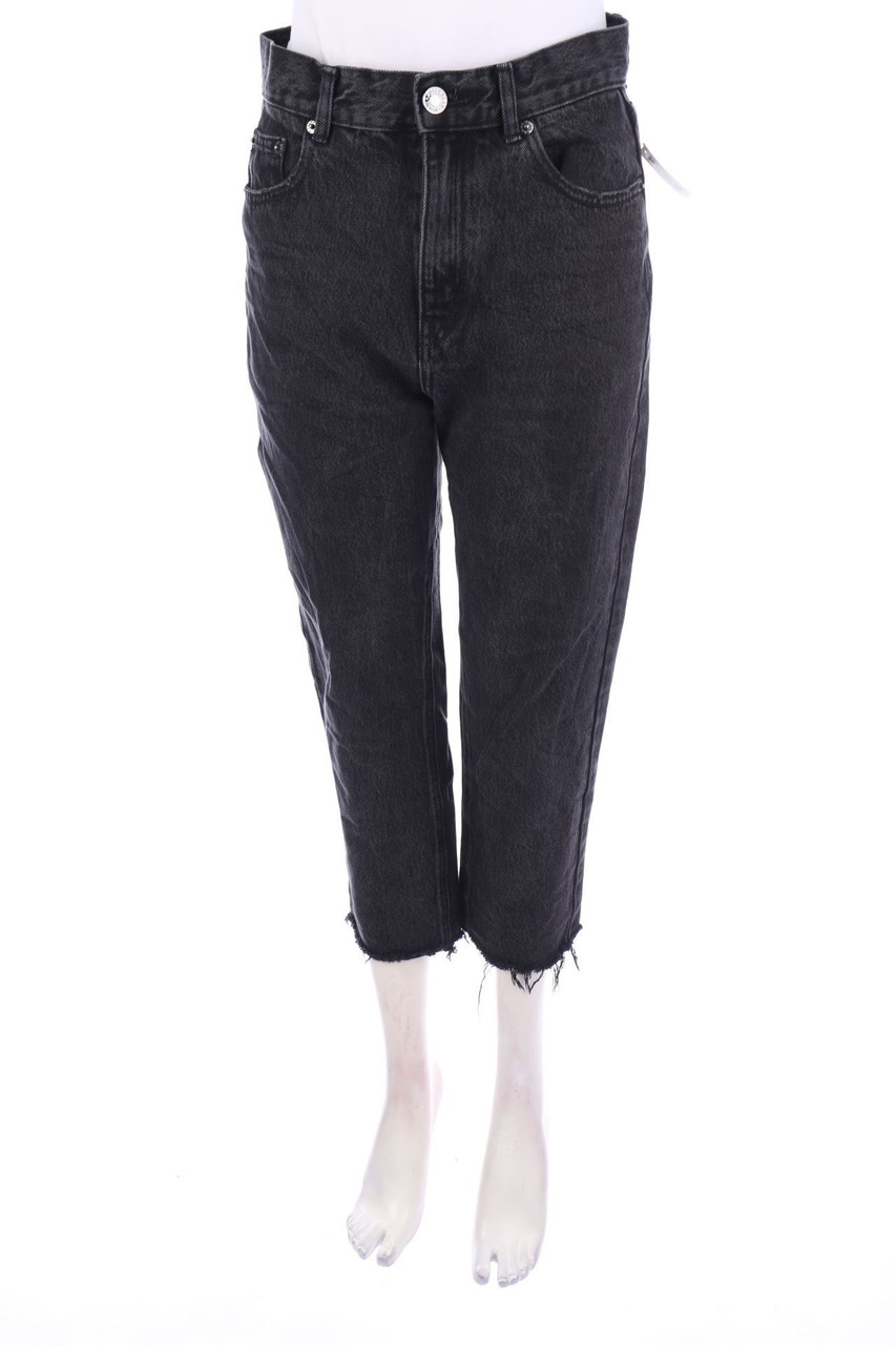 PULL&BEAR - Distressed Cropped Jeans - D 34