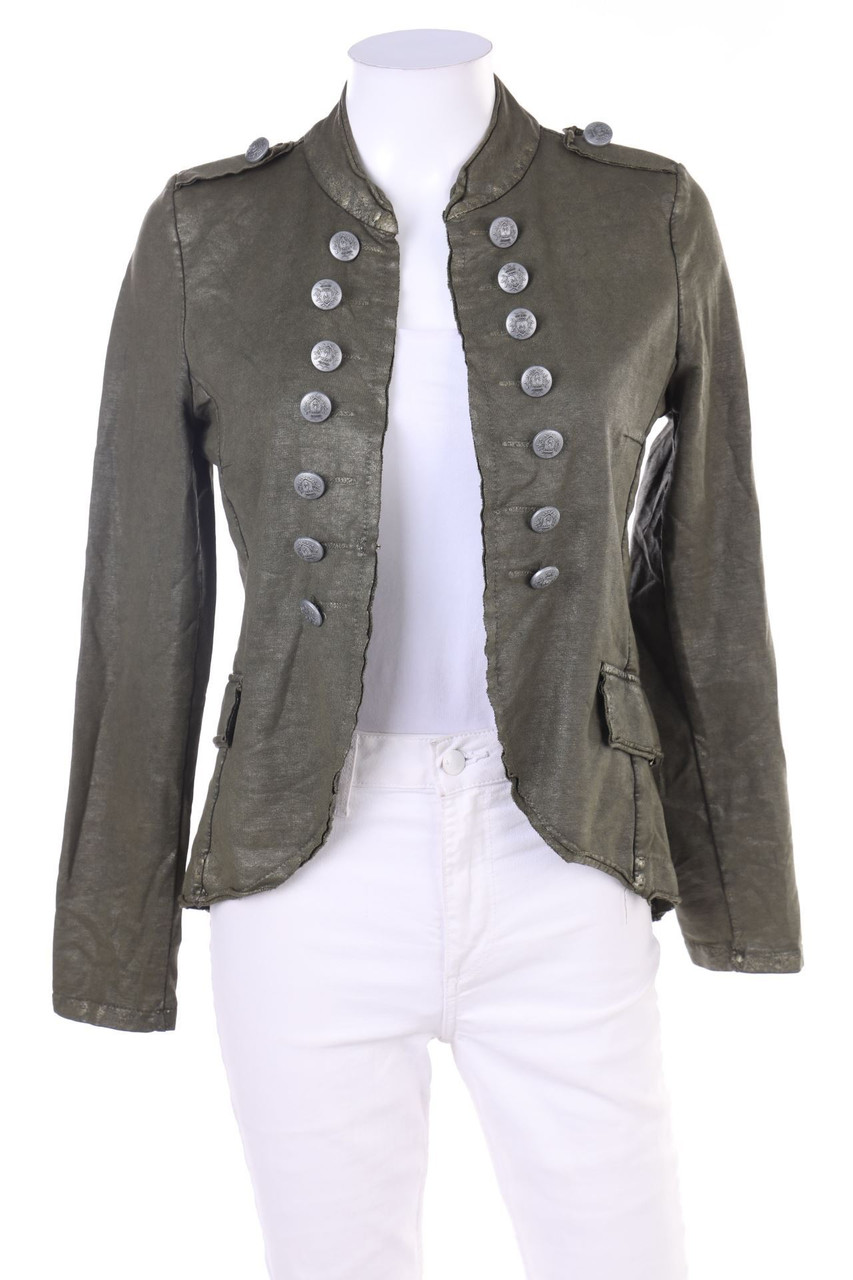 Ohne Label - Cardigan mit Metallic-Effekt - L