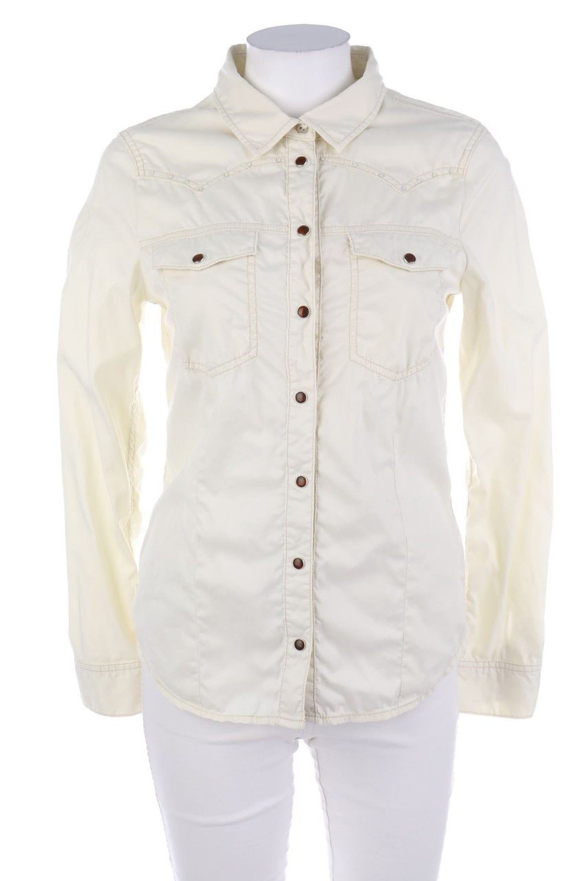 Massimo Dutti - Hemd-Bluse mit Nieten - S