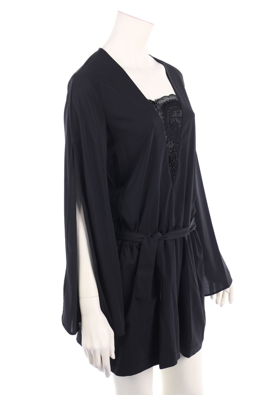 ATOS LOMBARDINI - Kleid mit Spitzen-Einsatz - D 36