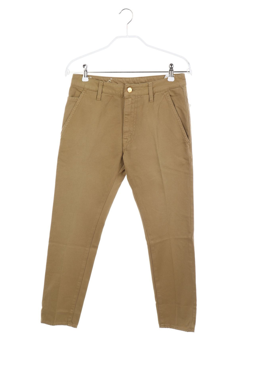 (+)people - Chino Pants with Logo-Print - W25