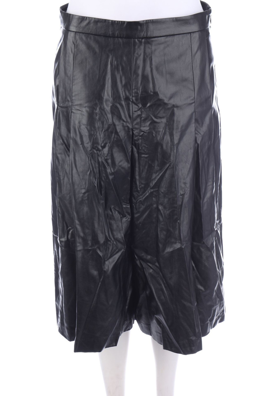 hoss INTROPIA - Faux Leather-Culotte Pants, Layer Look - D 36