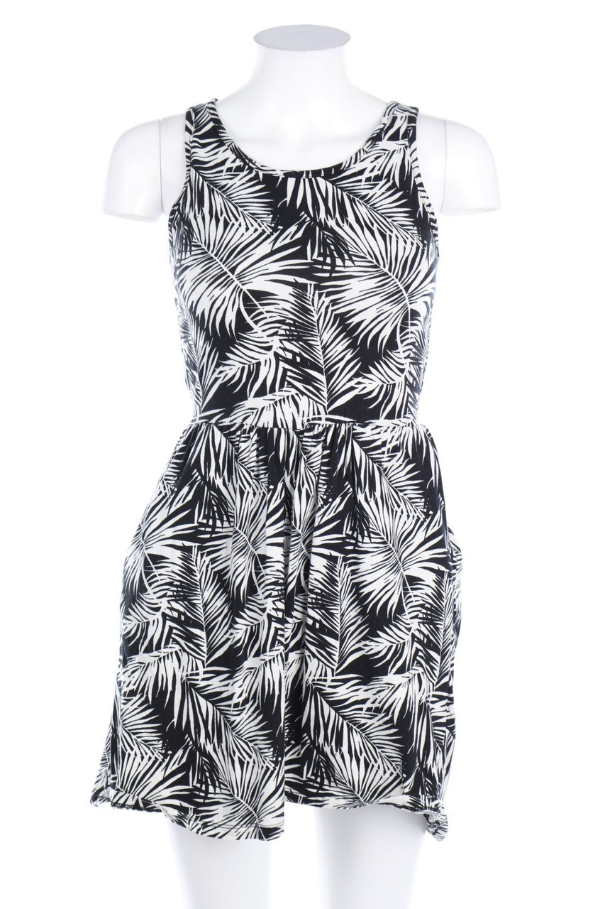 H&M - Kleid mit Tropical Print - XS