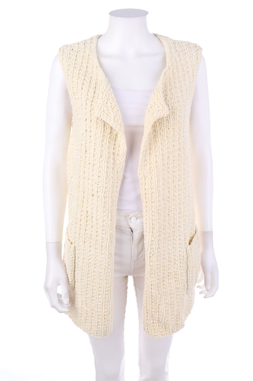 Marc O´Polo - Knitted Gilet with Patch Pockets - XL