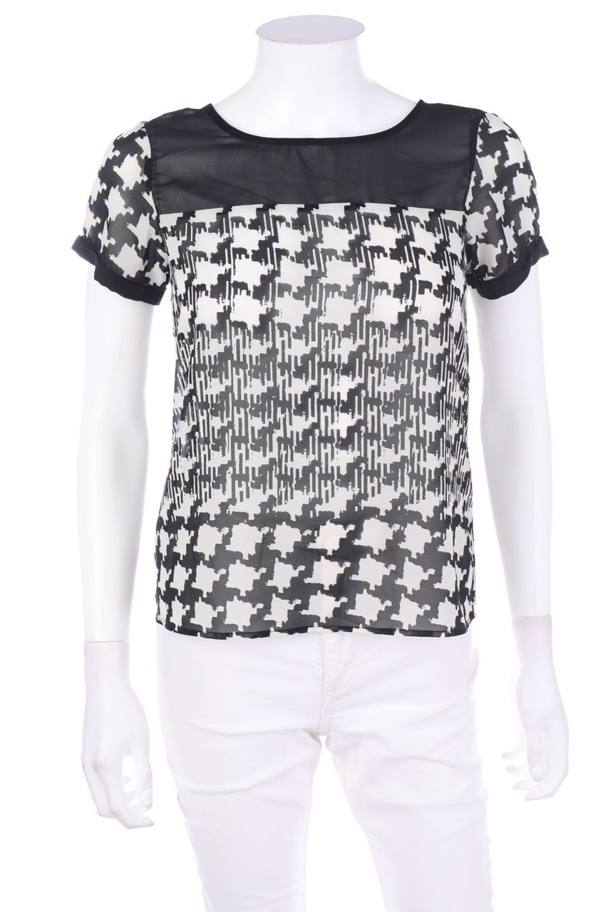 VILA - Bluse mit Karo-Muster - XS