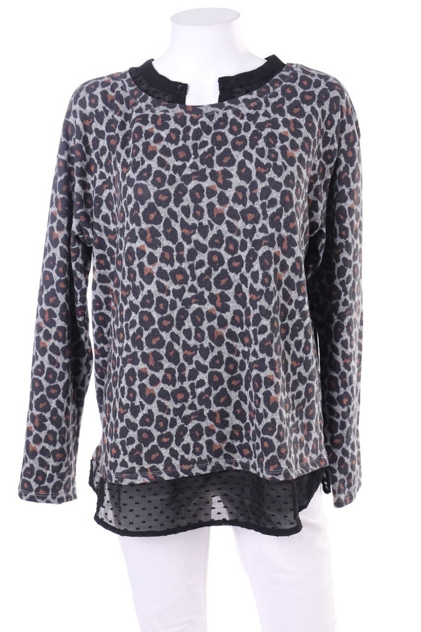 promod - Muster-Strick-Pullover im Layer Look - XXXXL