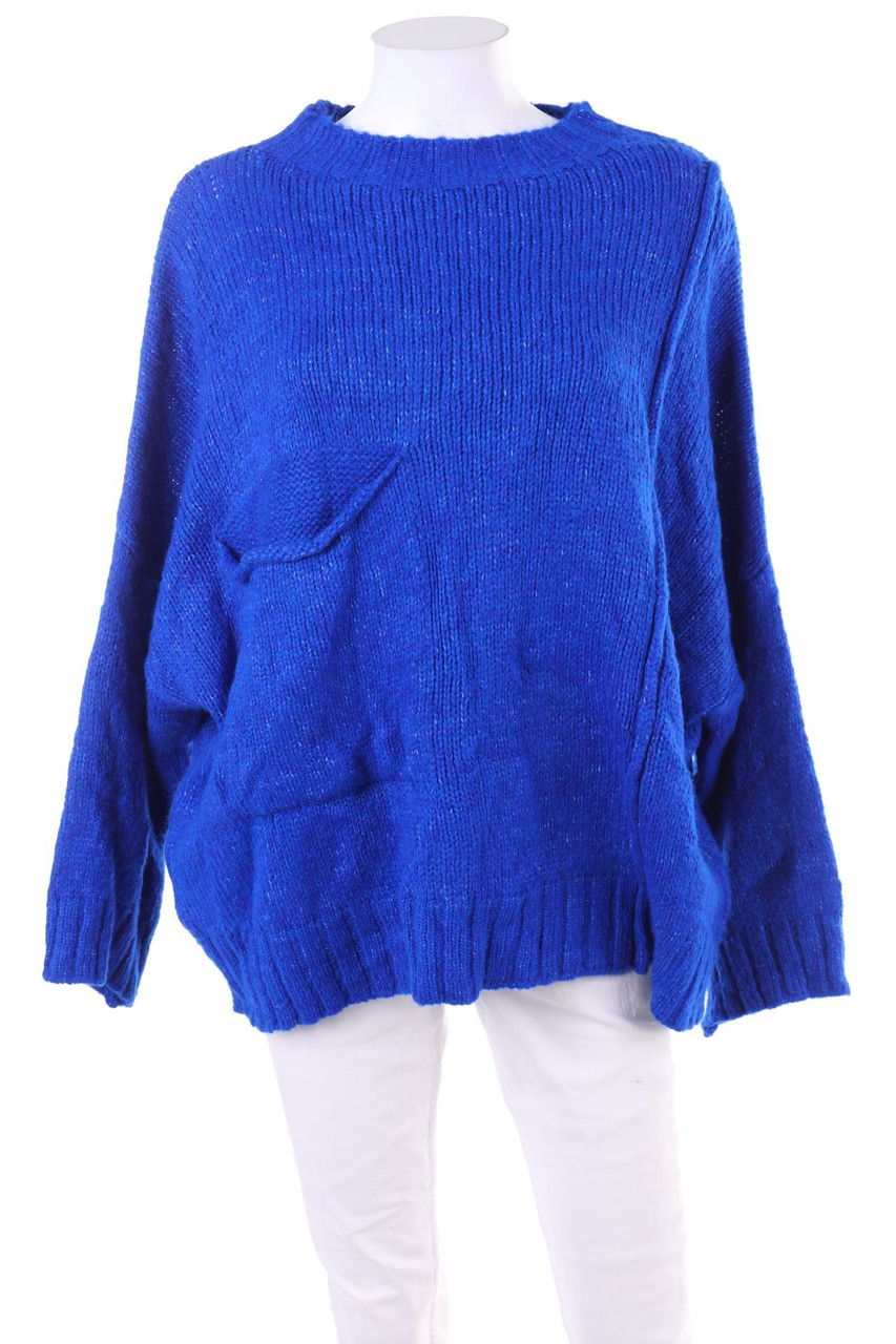 NEW COLLECTION - Strick-Pullover mit überschnittener Schulter - ONE SIZE