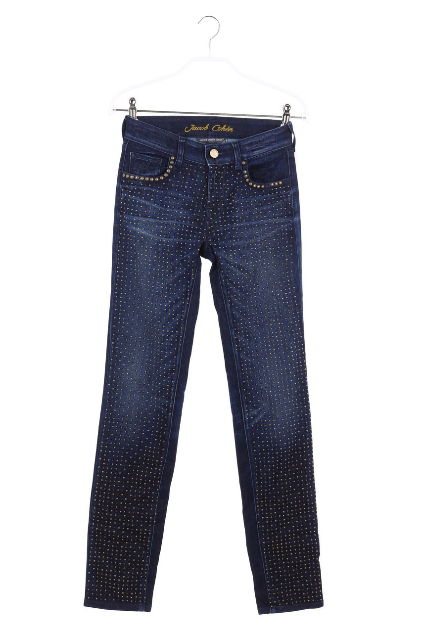 Jacob Cohen - Slim Jeans mit Strass-Steinen - W26