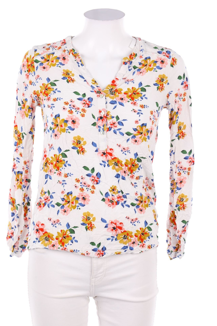 s.Oliver - Blouse with Flower Print - D 32