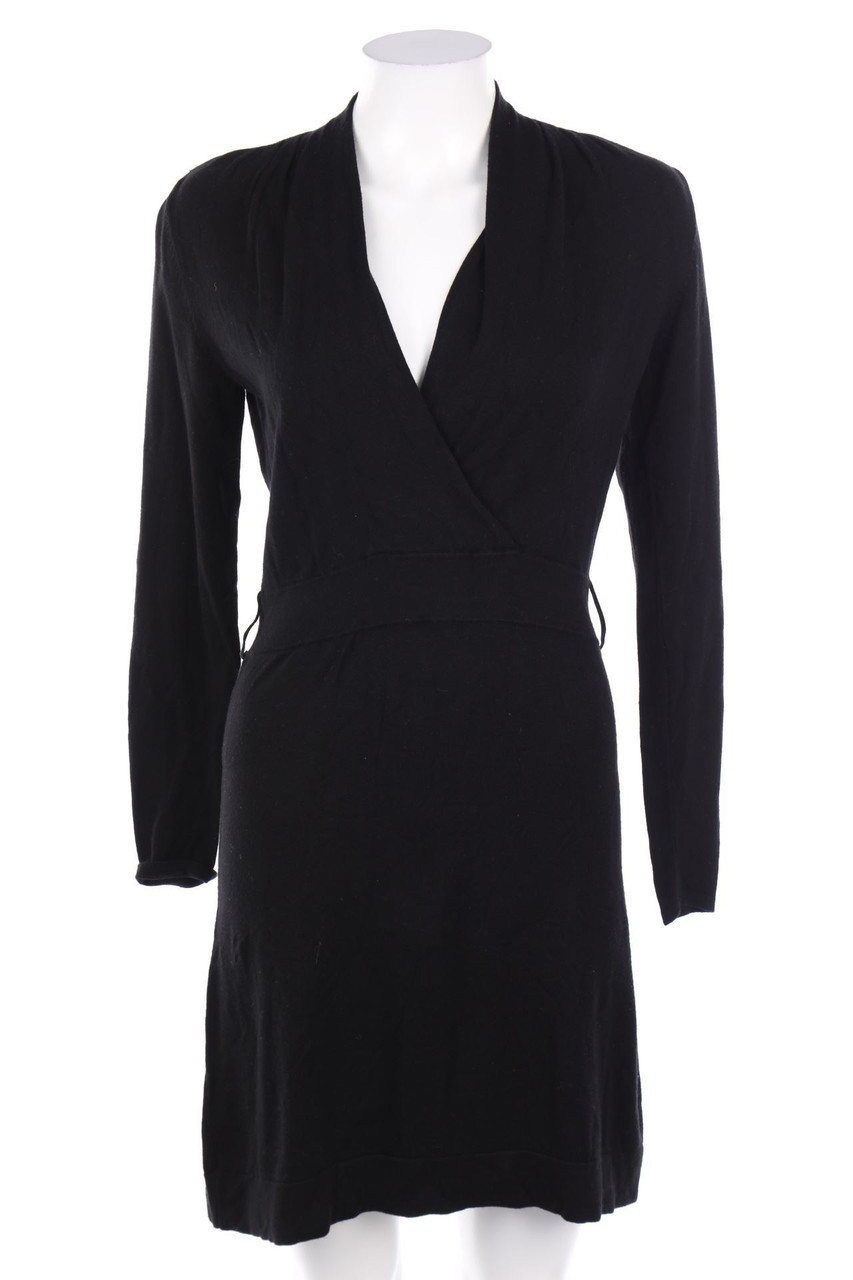 ESPRIT - Strickkleid in Wickel-Optik - S