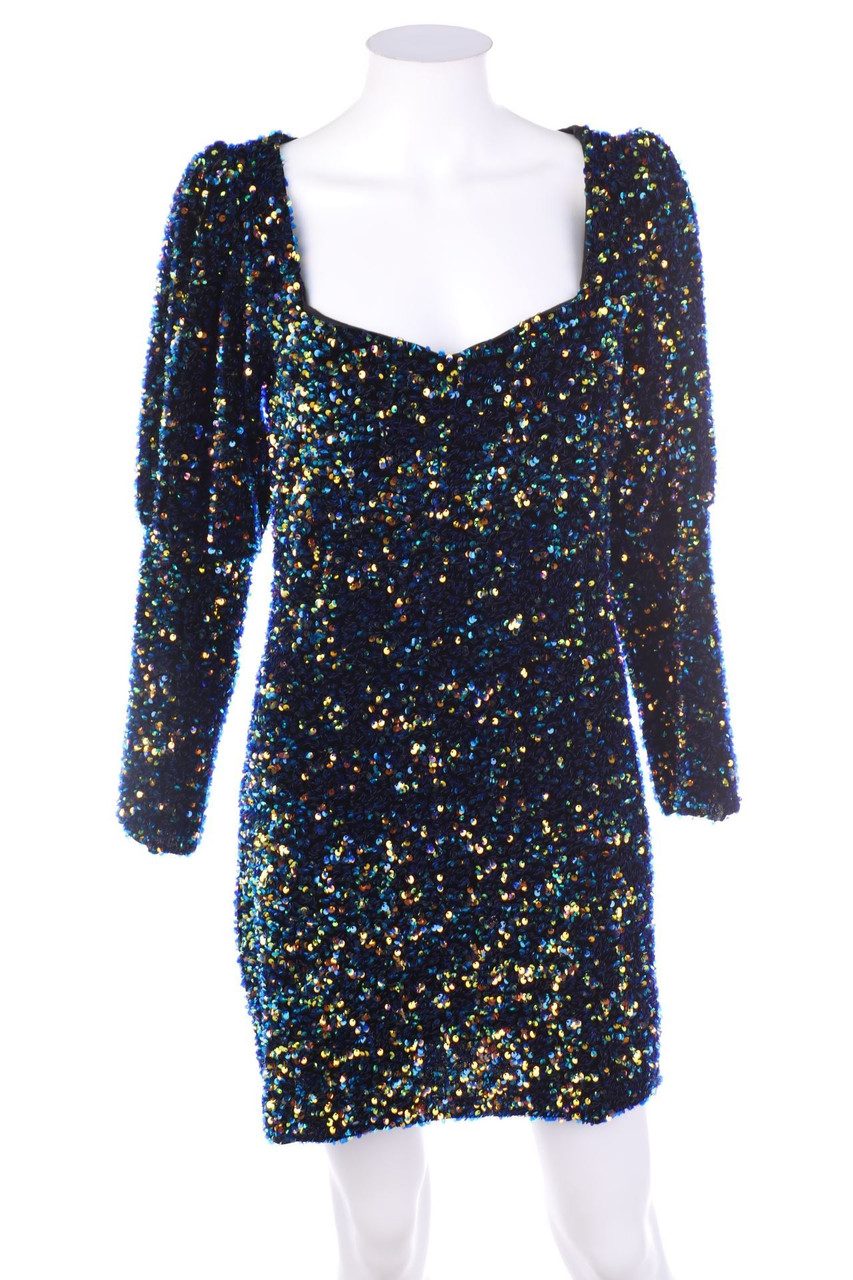 ZARA - Pailletten-Party-Kleid - M