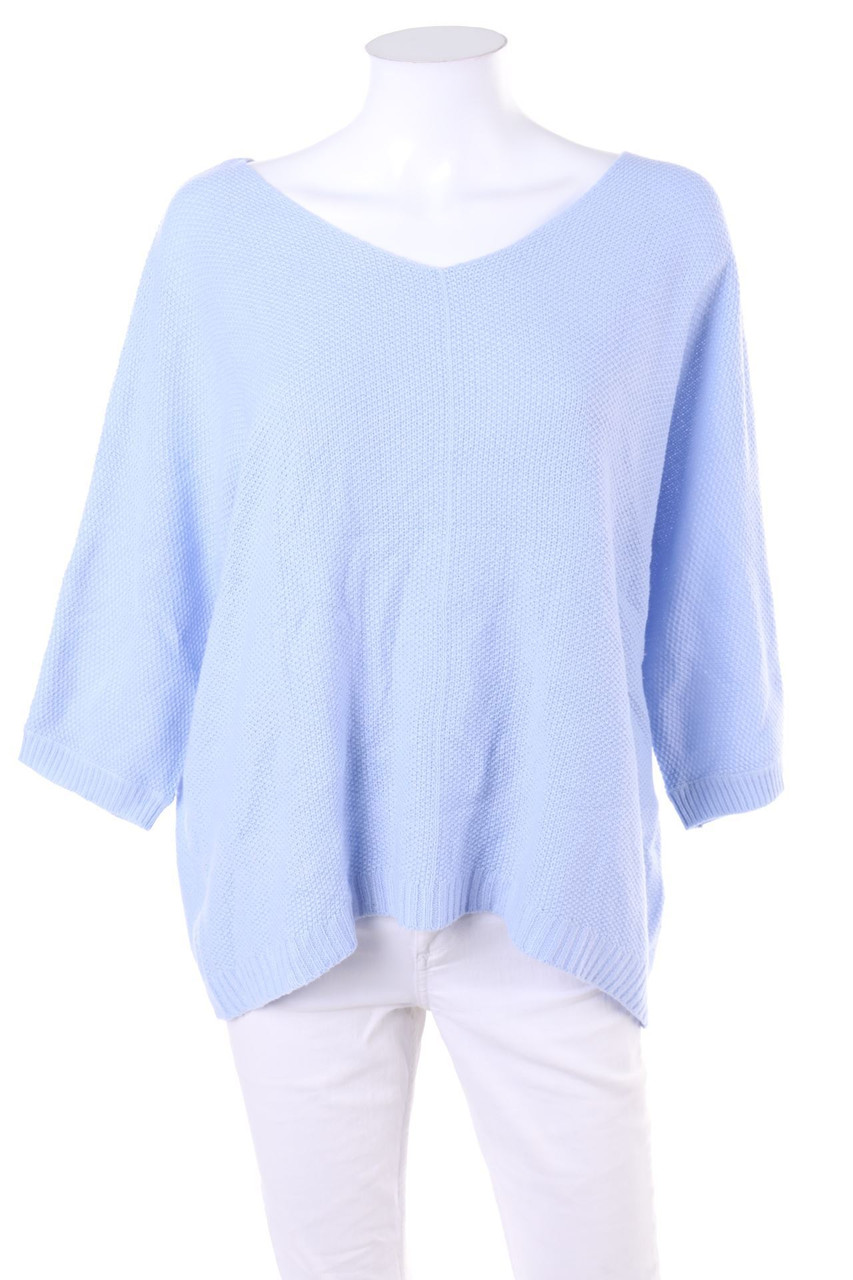 No Label - 3/4-Sleeve Pullover with Batwing Sleeves - D 42
