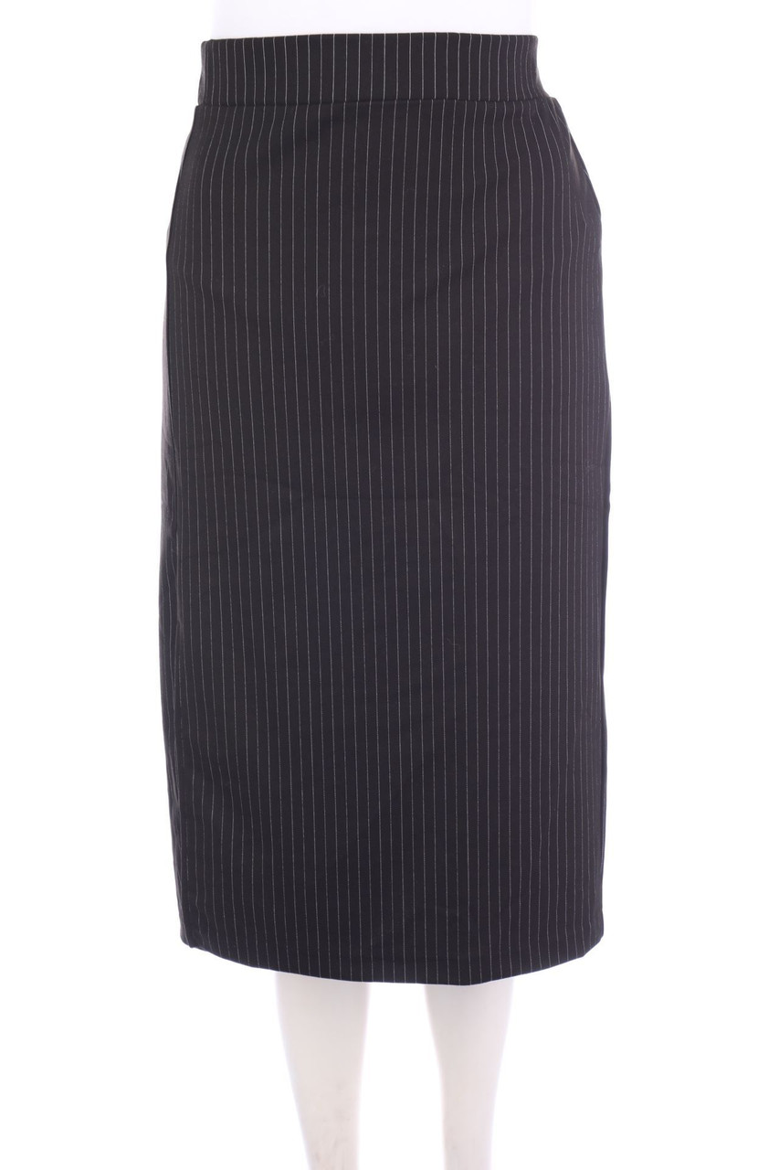 H&M - Bleistift-Rock mit Nadelstreifen - L