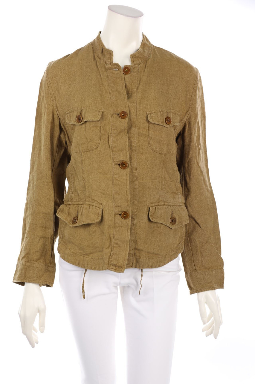 Max Mara WEEKEND - Leinen-Jacke im Safari-Stil - D 38