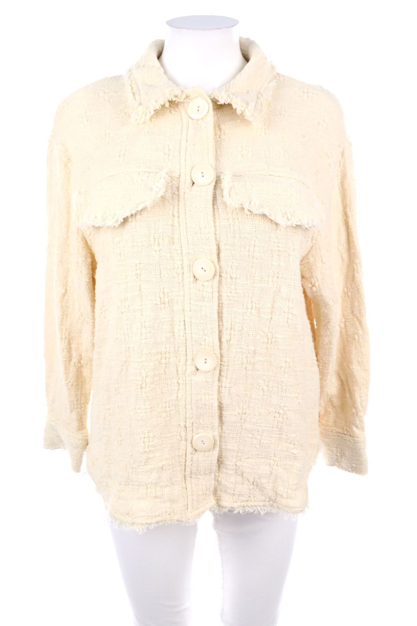 ZARA - Bouclé-Jacke - S