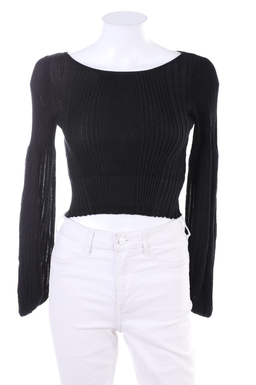 Zara Knit - Cropped-Strick-Pullover - S