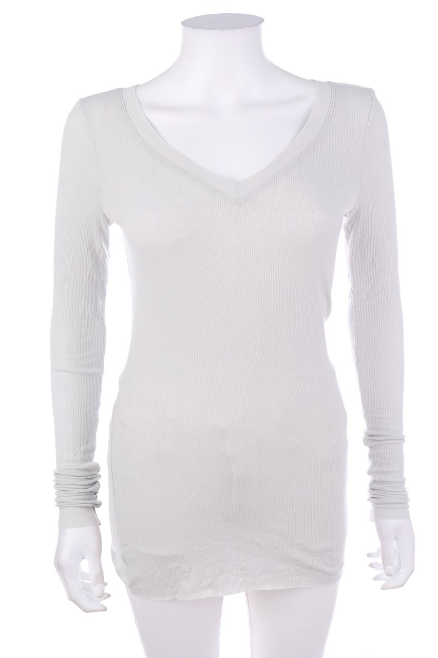 ATOS LOMBARDINI - Longsleeve-Shirt aus Woll-Mix - D 36