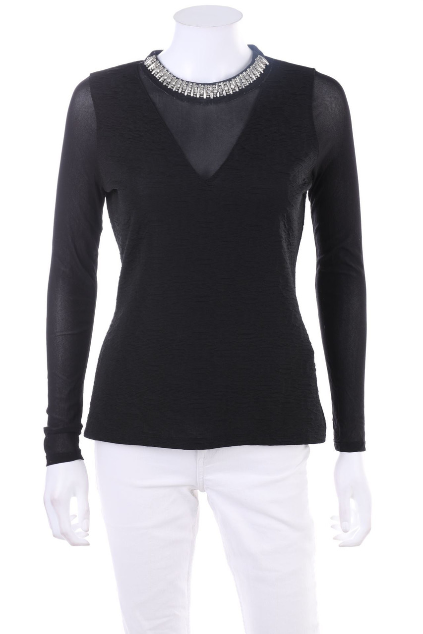 MORGAN - Blouse with Jewelry Stones - M