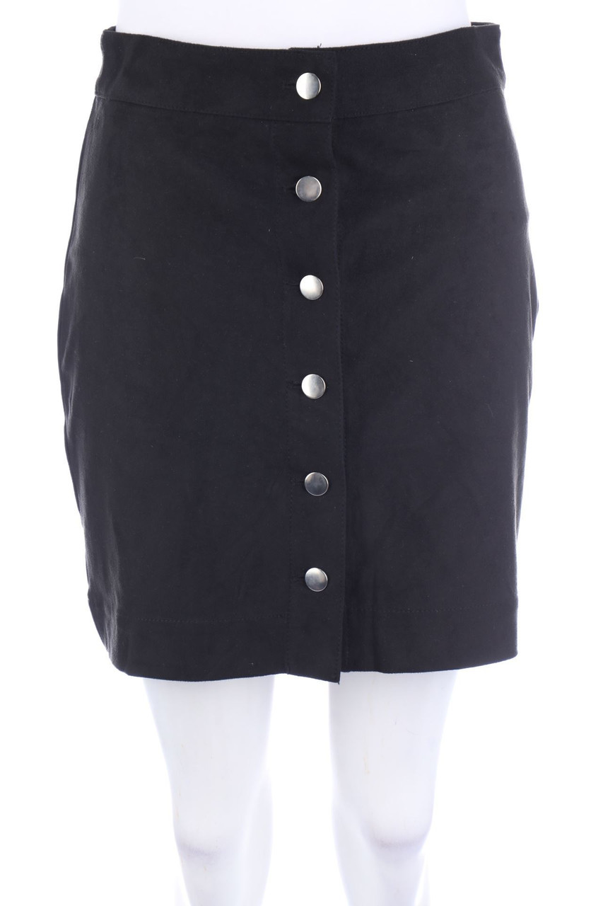 H&M - Faux Leather-Mini-Rock - D 36