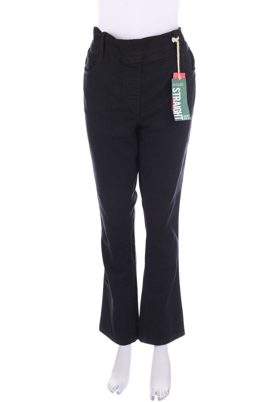 YOURS London - Straight Cut Jeans mit Gummizug - D 42
