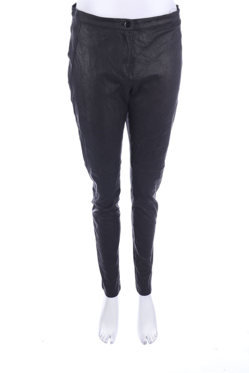 manguun - Faux Leather Pants - D 38