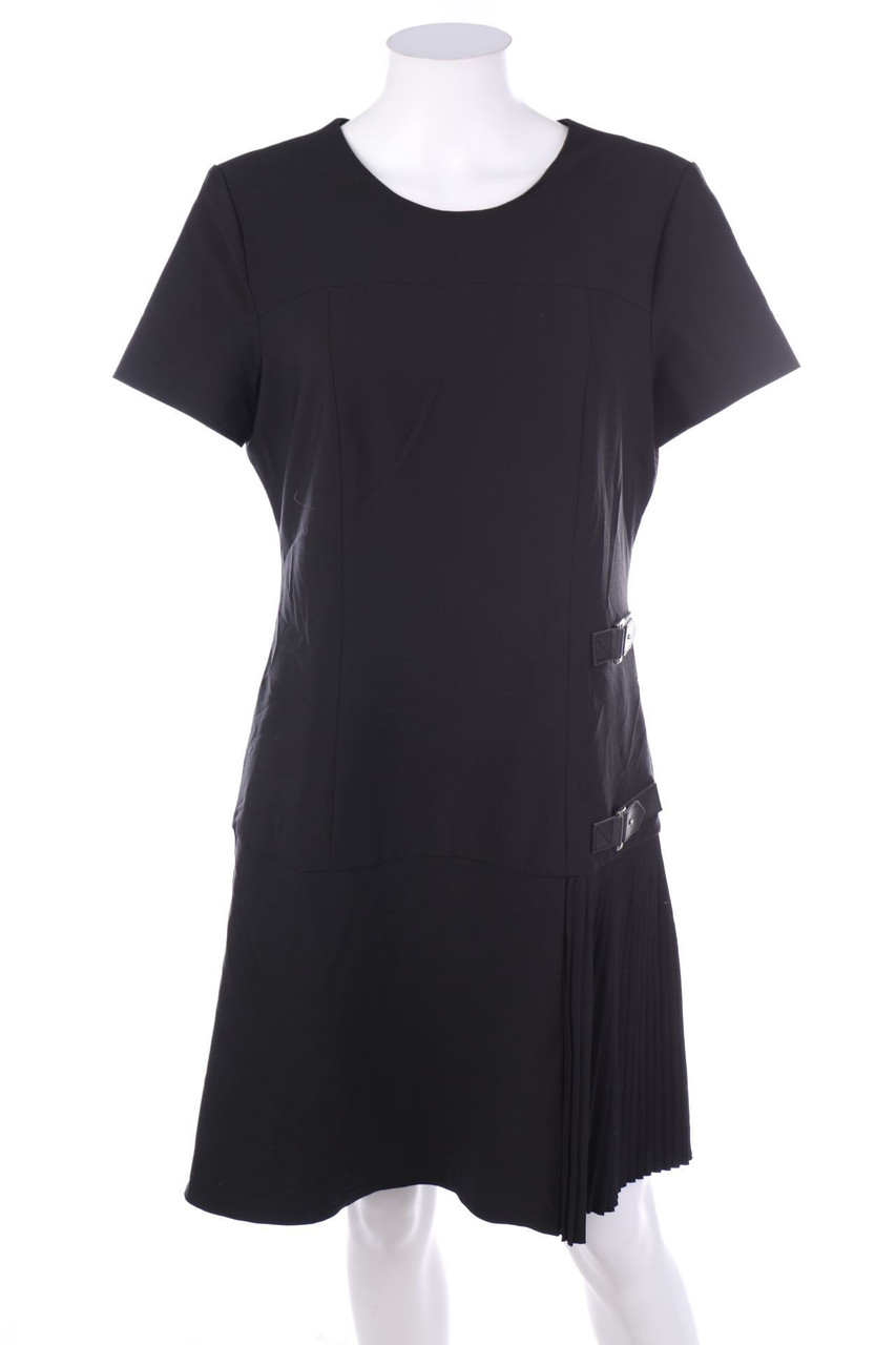 rick cardona - Kurzarm-Kleid mit Riegeln - D 40